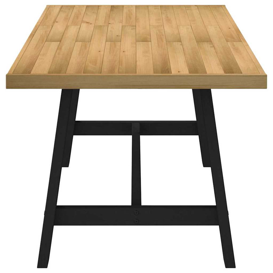 Eettafel NOAIN A-vormige poten 180x90x75 cm massief hout