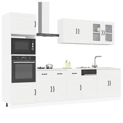 7-Piece Kalmar Kitchen Cabinet Set, Engineered Wood, White