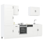 7-Piece Kalmar Kitchen Cabinet Set, Engineered Wood, White