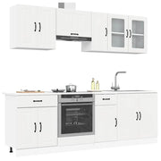 8-piece Kitchen Cabinet Set Kalmar treated wood white