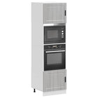 Ovenkasten 2 st Porto 60x57x207 cm grijs sonoma