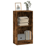 Bookcase 40x24x76 cm engineered wood smoked oak finish