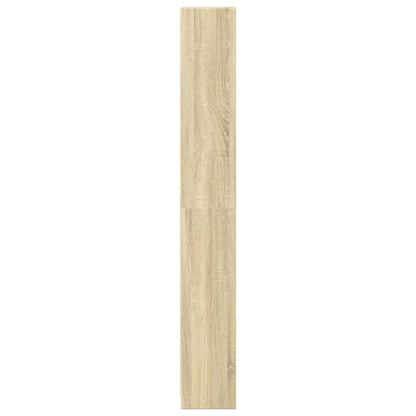 Boekenkast 40x24x176 cm bewerkt hout sonoma eikenkleurig