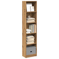 Boekenkast Artisian Oak 40x24x176 cm bewerkt hout