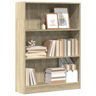 Bookcase 80x24x109 cm engineered wood Sonoma oak finish