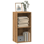 Boekenkast 40x30x77 cm bewerkt hout eikenkleurig