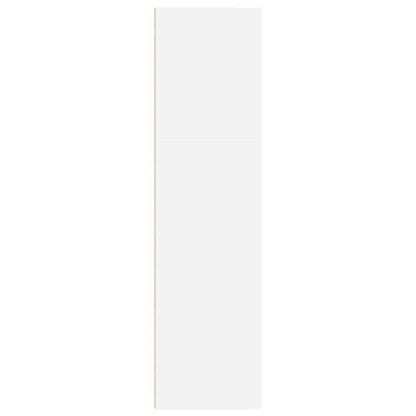 Boekenkast 40x30x114 cm bewerkt hout wit