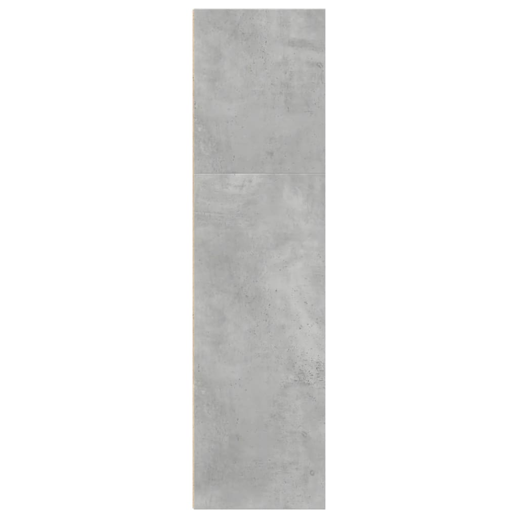 Boekenkast 40x30x114 cm bewerkt hout betongrijs
