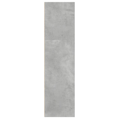 Boekenkast 40x30x114 cm bewerkt hout betongrijs