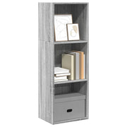 Boekenkast 40x30x114 cm grijs sonoma eiken bewerkt hout