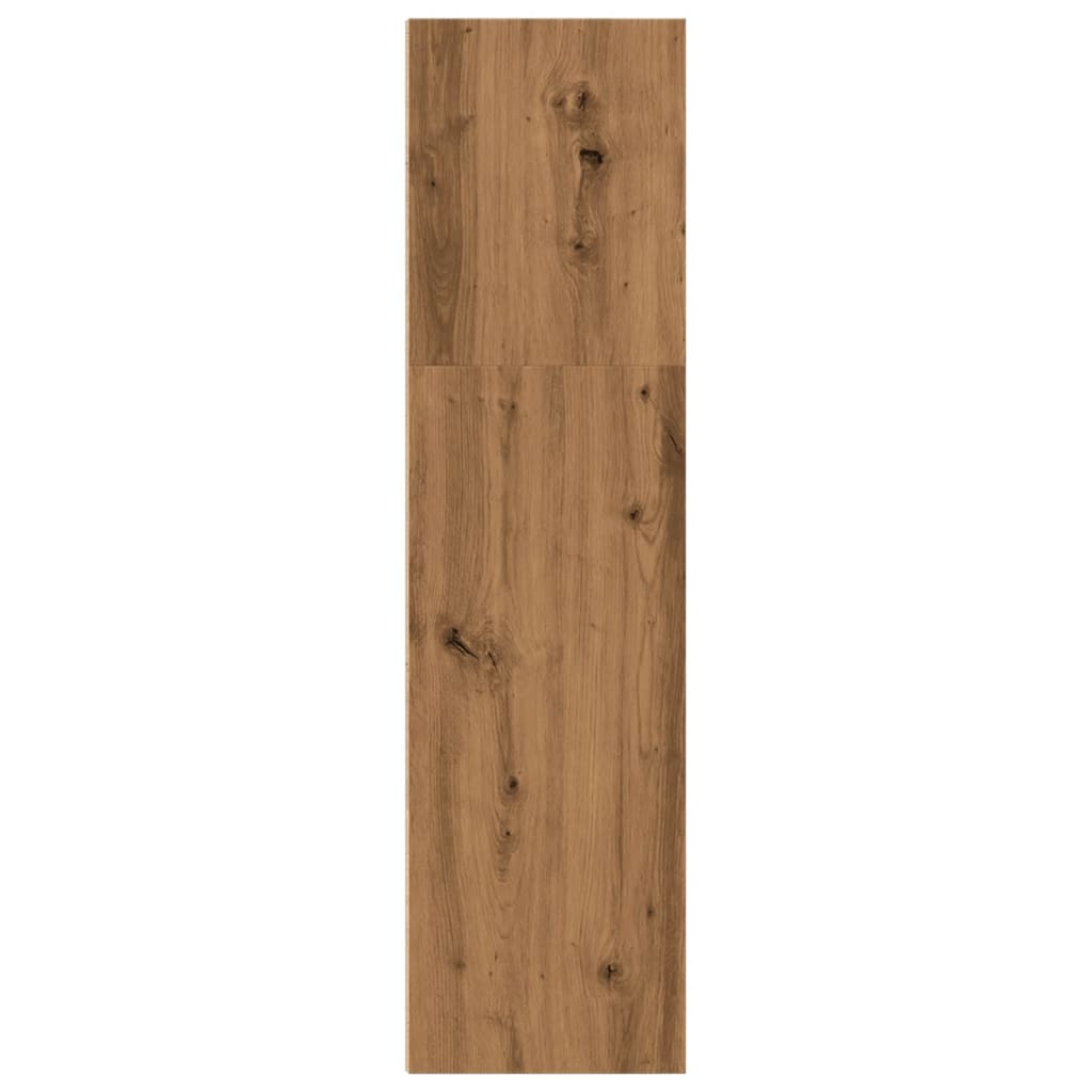 Boekenkast 40X30X Bewerkt Hout Artisanaal Eikenkleurig Artisian Oak 40 cm 114 cm