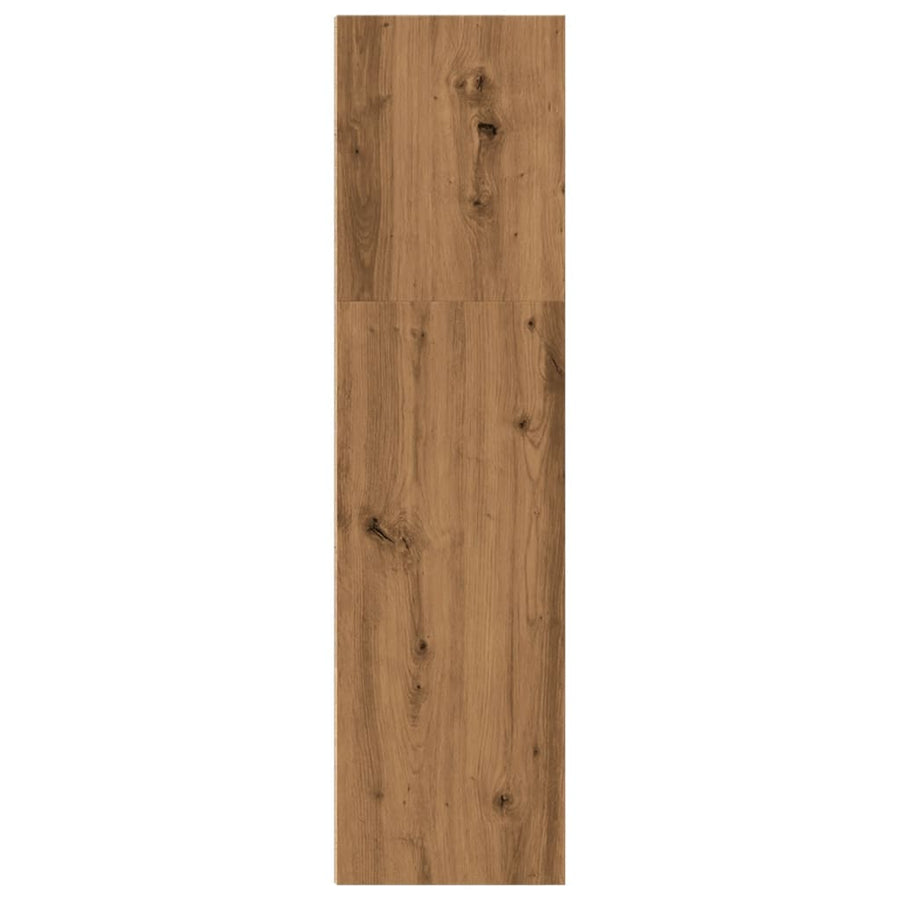 Boekenkast 40X30X Bewerkt Hout Artisanaal Eikenkleurig Artisian Oak 40 cm 114 cm