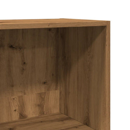 Boekenkast 40X30X Bewerkt Hout Artisanaal Eikenkleurig Artisian Oak 40 cm 114 cm