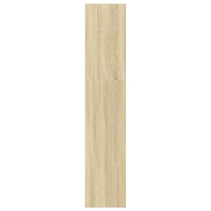 Boekenkast 40x30x152 cm bewerkt hout sonoma eikenkleurig