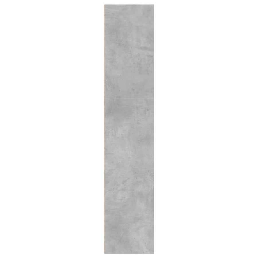 Boekenkast 40x30x152 cm bewerkt hout betongrijs