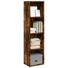Bookshelf 40x30x152 cm engineered wood smoked oak effect
