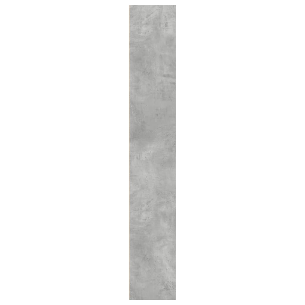 Boekenkast 40x30x189 cm bewerkt hout betongrijs