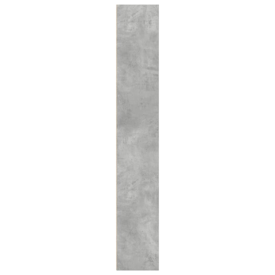 Boekenkast 40x30x189 cm bewerkt hout betongrijs