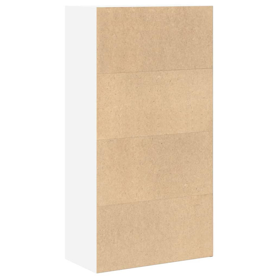 Boekenkast 60X30X Bewerkt Hout Wit 60 cm