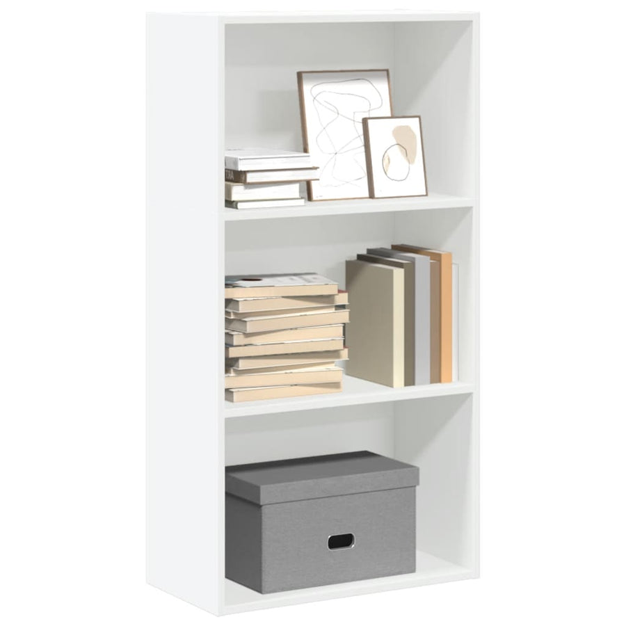 Boekenkast 60X30X Bewerkt Hout Wit 60 cm