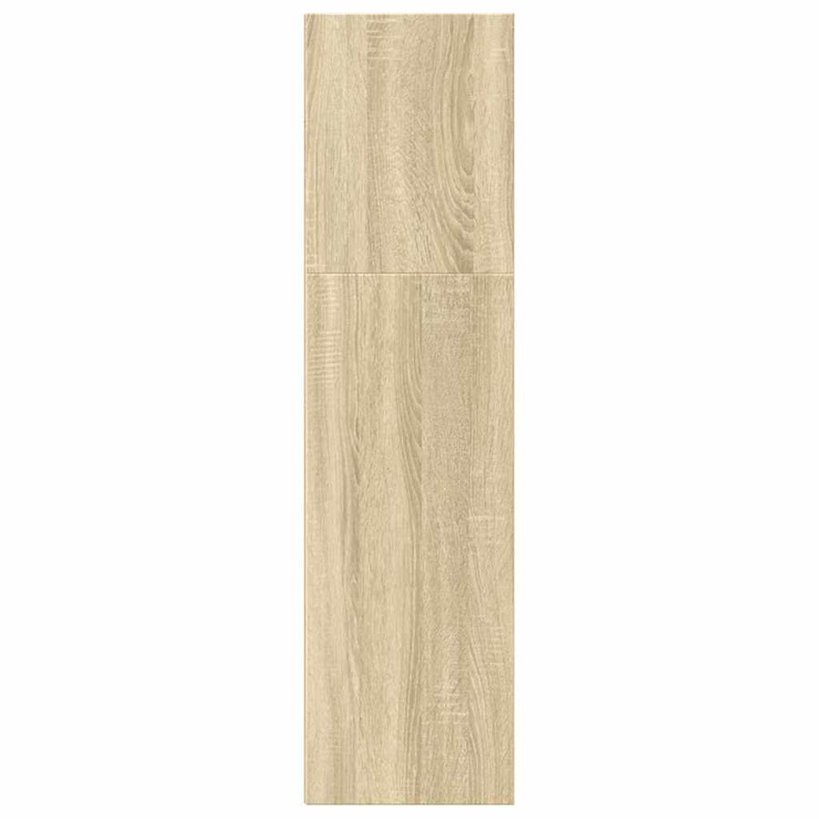 Boekenkast 60x30x114 cm bewerkt hout sonoma eikenkleurig