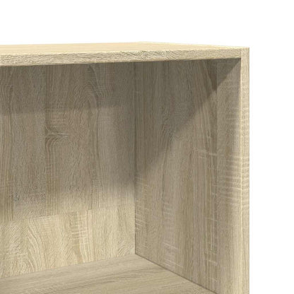 Boekenkast 60x30x114 cm bewerkt hout sonoma eikenkleurig