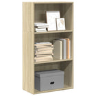 Bookcase 60x30x114 cm engineered wood sonoma oak