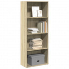 Bookcase 60x30x152 cm engineered wood Sonoma oak-coloured