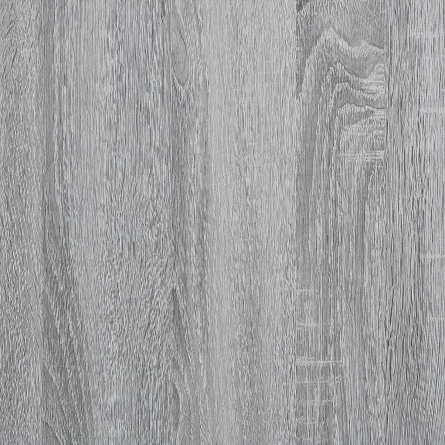Boekenkast 60x30x152 cm bewerkt hout grijs sonoma eikenkleurig