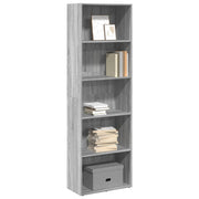 Boekenkast 60x30x189 cm grijs sonoma eiken bewerkt hout