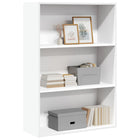 Bookcase 80x30x114 cm engineered wood white