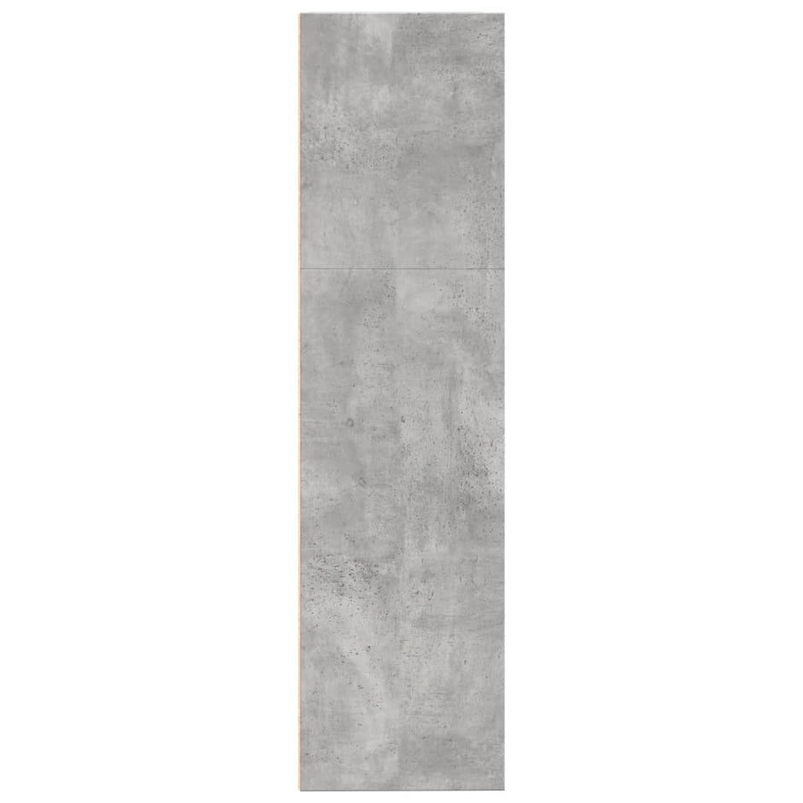 Boekenkast 80x30x114 cm bewerkt hout betongrijs