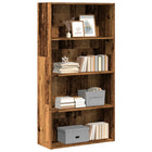 Bookcase 80x30x152 cm engineered wood old wood colour