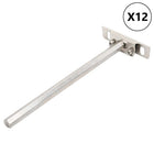Floating Shelf Brackets 12Pcs Invisible Ø Carbon Steel 12 x 200 mm