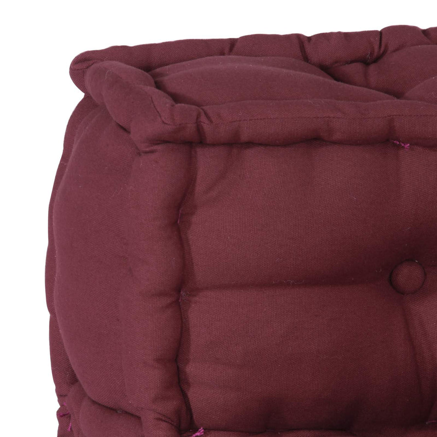 Modulair bank 3 pcs Bordeaux Stof