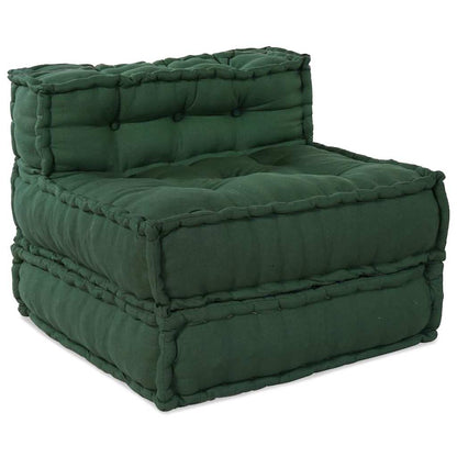 Modulair Bank 3 Pcs Stof Groen