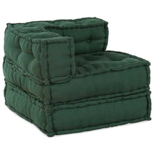 Modulair Bank 4 Pcs Groen Stof