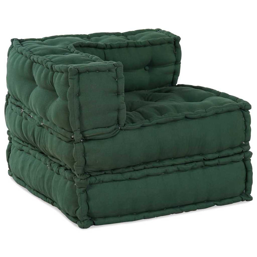 Modulair Bank 4 Pcs Groen Stof