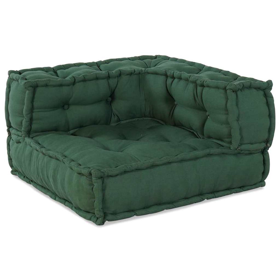 Modulair Bank 4 Pcs Groen Stof