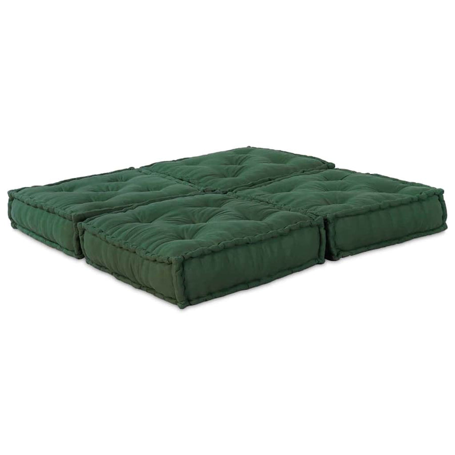 Modulair Bank 2 Pcs Groen 140 X 70 X 36 Cm Stof