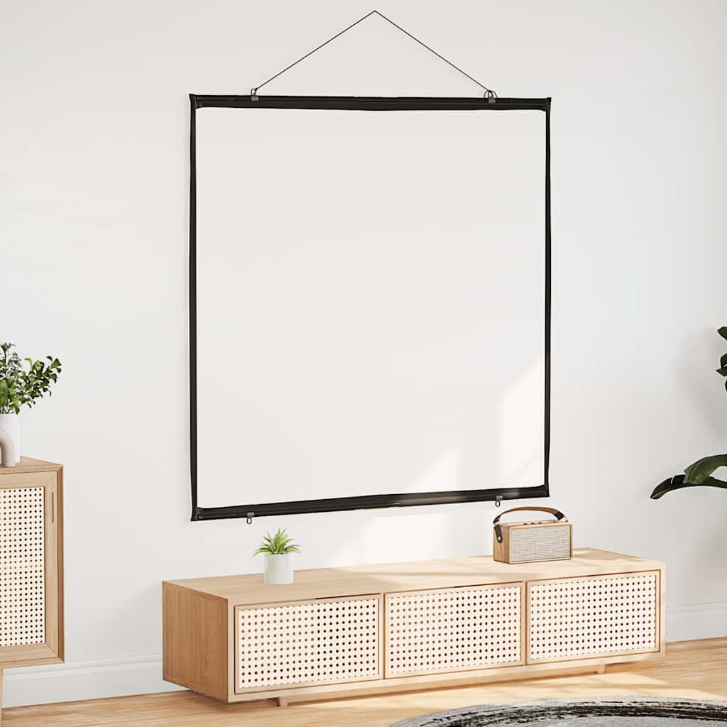 Projectiescherm wandhangend 72 inch 1:1