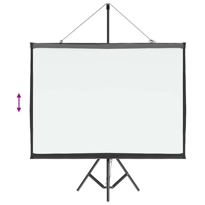 Projectiescherm met statief 50 inch 4:3