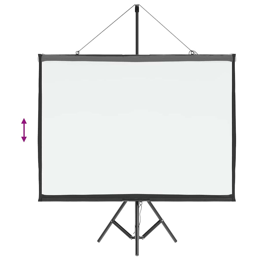 Projectiescherm met statief 50 inch 4:3