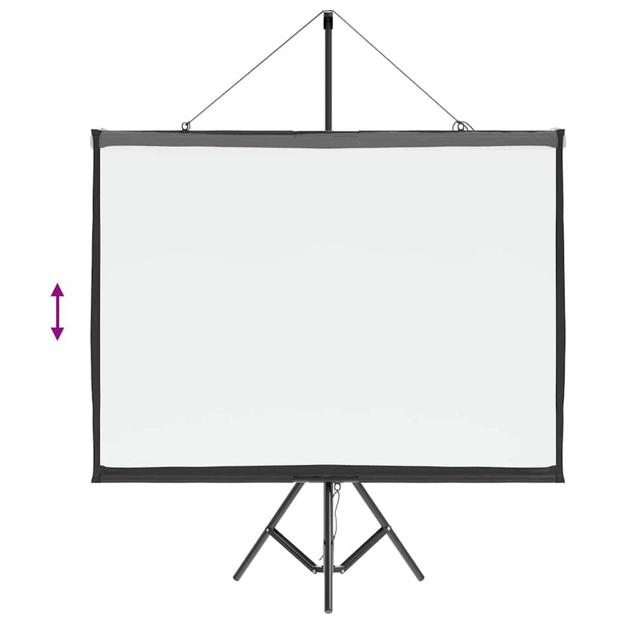 Projectiescherm met statief 72 inch 4:3
