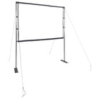 Projectiescherm 84 inch 4:3 met standaards