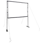 Projectiescherm 90 inch 4:3 met standaards
