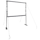 Projectiescherm 100 inch 4:3 met standaards