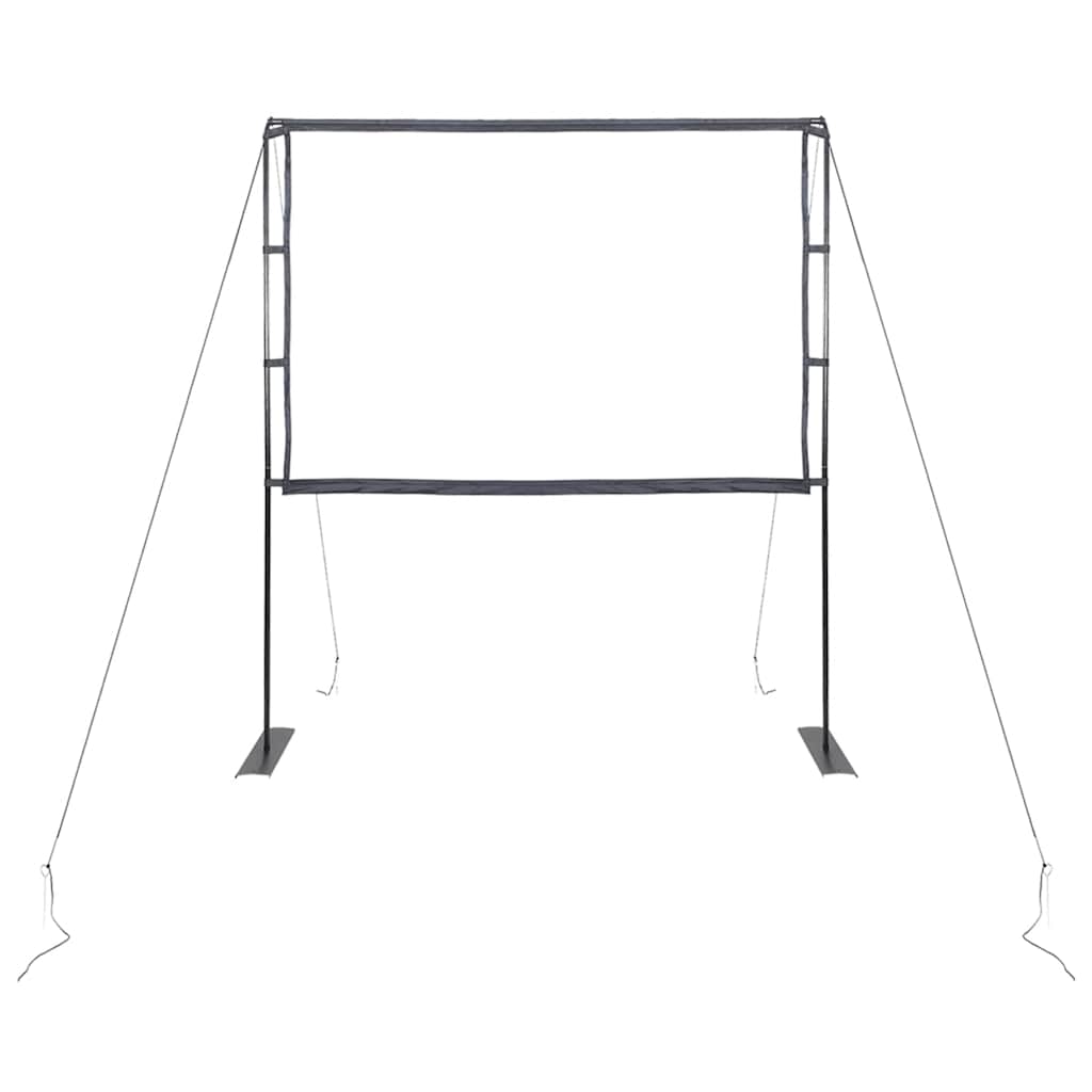 Projectiescherm met statieven 100 inch 4:3