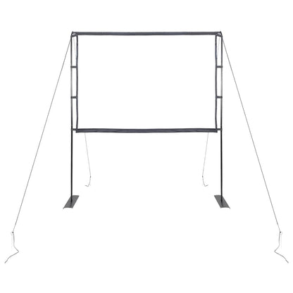 Projectiescherm met statieven 100 inch 4:3