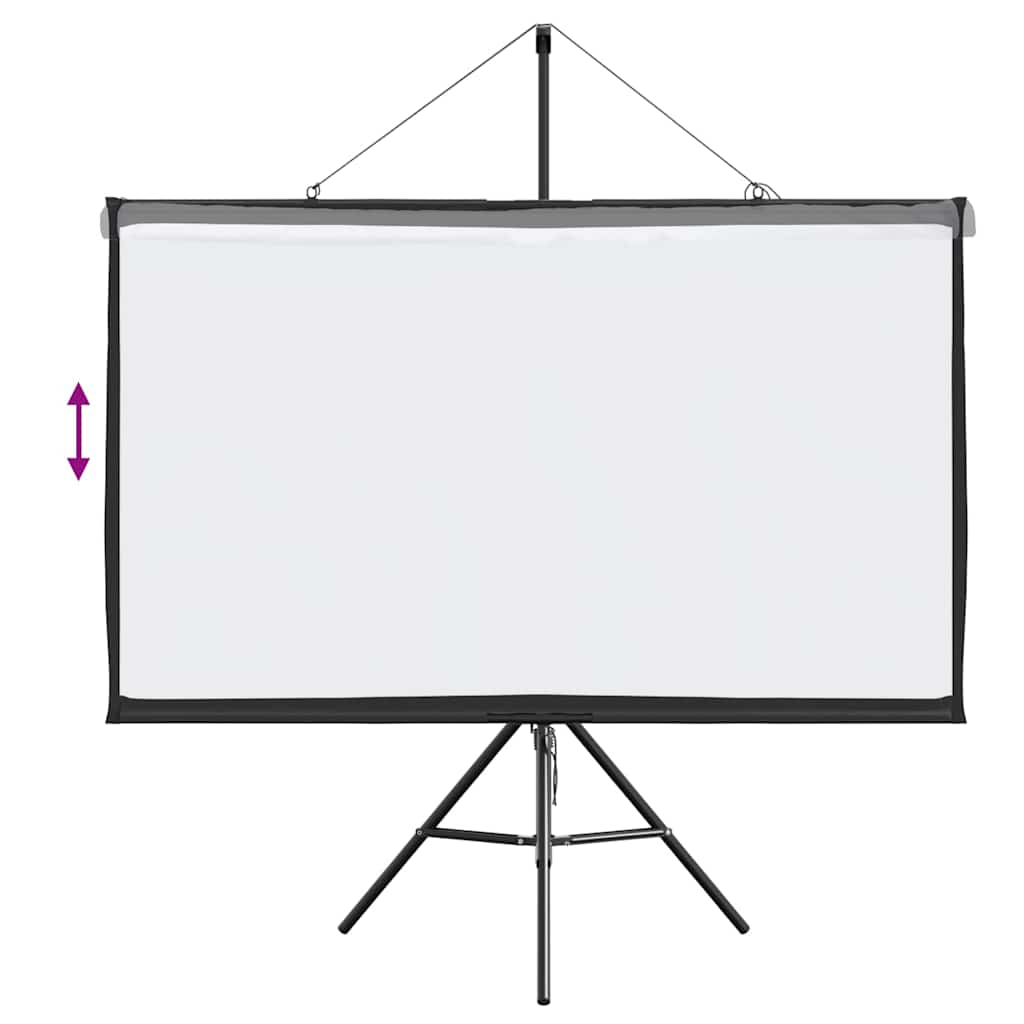 Projectiescherm met statief 60 inch 16:9